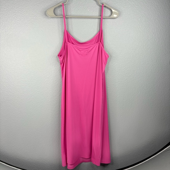 Bright Pink Slip Dress - Picture 2 of 6